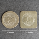 Celtic Tree of Life Leather Coasters – Set of 4