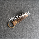 Cheery Mishaps - Loop Keychain - Personalized Premium Leather Keychain