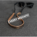 Cheery Mishaps - Personalized Leather Sunglasses Strap