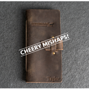 Cheery Mishaps -  Hunting Log with Buckle Closure - Leather Hunting Journal