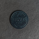 Texas Leather Coasters - 4" Round - Sold individually or as a Set of 4