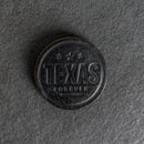 Texas Forever Leather Coasters - 4" Round - Sold individually or as a Set of 4