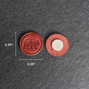 PNW Stamp Leather Magnet