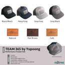 Leather Patch Performance Style Trucker Hat - Texas Stamp