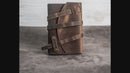Cheery Mishaps - Refillable Leather Adventure Journal with Wrap Closure