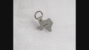 Texas Keychain | Personalized Premium Leather Keychain | Custom Key Fob | Leather Gift Handmade in the USA