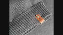 Leather Clothing Tabs - Knit Fast Die Warm Stamp Design