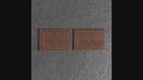 Colorado Flag Leather Patches with Optional Hook and Loop Fastener