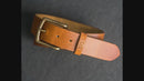 1.5" Leather Belt - Personalized Leather Belt