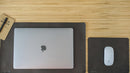Leather Mouse Pad - Personalized with Initials, Name, or Logo