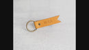 Flag Keychain | Personalized Premium Leather Keychain |  Custom Key Fob | Leather Gift Handmade in the USA