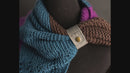 Personalized Leather Shawl Cuff