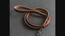 Classic Dog Leash - Personalized Leather Dog Leash