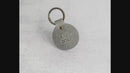 Round Keychain - Double Sided | Personalized Premium Leather Keychain | Custom Key Fob | Leather Gift Handmade in the USA