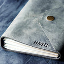 Snap Initials Rustic Gray