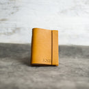 Classic Personalized Leather Pocket Journal with Professional Elastic Closure