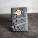 Refillable Leather Adventure Journal with Wrap Closure | Personalized Travel Gift | Travel Notebook | Leather Journal