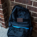 Dream Big Aim High Leather Patch with Optional Hook and Loop Fastener |