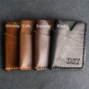 Card Holder Wallet - Personalized Leather Wallet