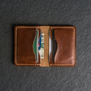 5 Pocket Bifold Wallet - Personalized Leather Wallet