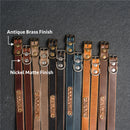 Personalized Leather Dog Collar