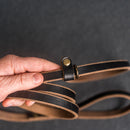 Slip Lead Dog Leash - Personalized Leather Dog Leash