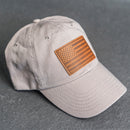 Buy Leather Patch Style Hat - American Flag Stamp Online