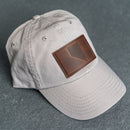 Leather Patch Unstructured Style Hat - Nevada Stamp