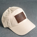 Leather Patch Unstructured Style Hat - New York Stamp