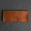 Long Wallet - Single Sided - Personalized Leather Wallet