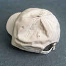 Your Logo on a Leather Patch Unstructured Style Hat - Circle Patch