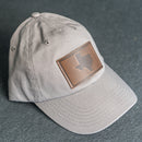 Leather Patch Unstructured Style Hat - Texas Stamp