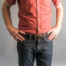 1.5" Leather Belt - Personalized Leather Belt
