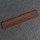 A book is a gift... - Leather Bookmark