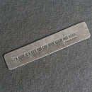 A book is a gift... - Leather Bookmark