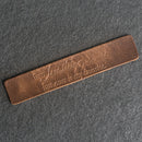 Love Story Quote - Leather Bookmark