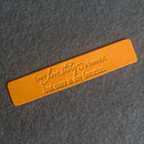 Love Story Quote - Leather Bookmark