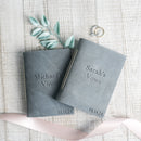 Personalized Leather Vow Book - (First Name)'s Vows (Serif)