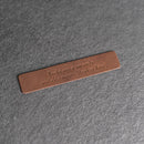Personalized Premium Leather Bookmark