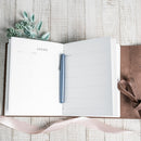 Personalized 6x8 Leather Wedding Guest Book