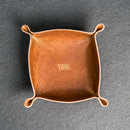 Order Personalized Square Leather Dice Tray Online