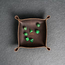 Shop Personalized Square Leather Dice Tray Online