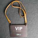 Personalized Leather Event Lanyards