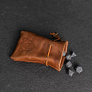 Best Personalized Leather Dice Bag