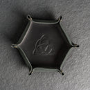 Buy Online Hexagon Leather Dice Tray