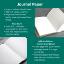 Cheery Mishaps - Personalized Leather Journals w/ Snap Closure