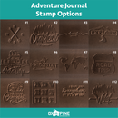 Cheery Mishaps - Refillable Leather Adventure Journal with Wrap Closure